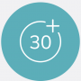 age 30 icon grey background age 30 icon grey background